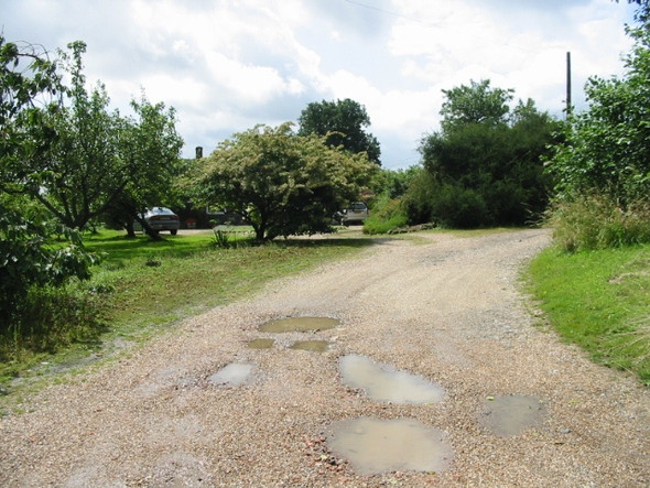 Photo 6"x4" Entrance to Tubslake Farm Tubslake c2008