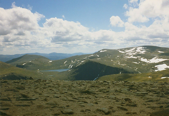 Photo 6"x4" View south from Cairngorm Coire Raibeirt c1989