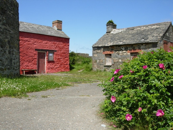Photo 6"x4" Old quay buildings at Parrog, Newport \/ Trefdraeth Newport\/Trefdraeth c2008