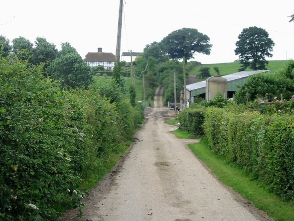 Photo 6"x4" Road to Forest Farm Crit Hall c2008