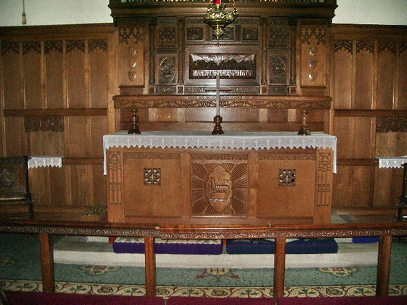 Photo 6"x4" St Mary's Church, Ingleton, Altar Ingleton\/SD6973 c2008