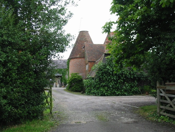 Photo 6"x4" Entrance to Iden Green Farm Benenden c2008
