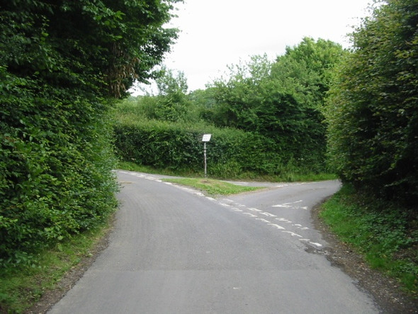 Photo 6"x4" Lane junction Dingleden c2008