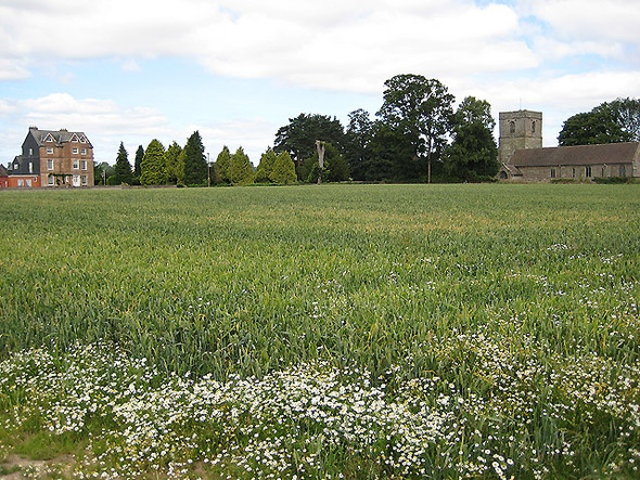 Photo 6"x4" Church and former vicarage Fiddler's Green\/SO5735 c2008