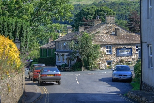 Photo 6"x4" Bridge Inn Grinton c2008