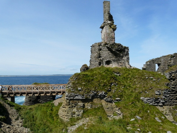 Photo 6"x4" New footbridge at Castle Sinclair Noss\/ND3754 c2008