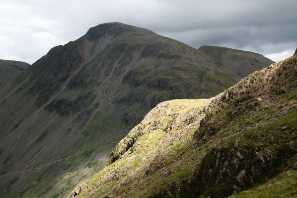 Photo 6"x4" Great Gable from the Corridor Route Seathwaite\/NY2312 c2008