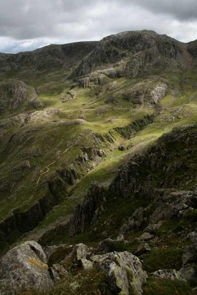 Photo 6"x4" Piers Gill and Broad Crag Wasdale Head\/NY1808 c2008