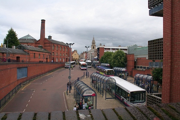 Photo 6"x4" Worcester bus station Worcester c2008