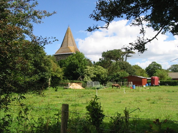Photo 6"x4" The church of Church Hougham Church Hougham c2008