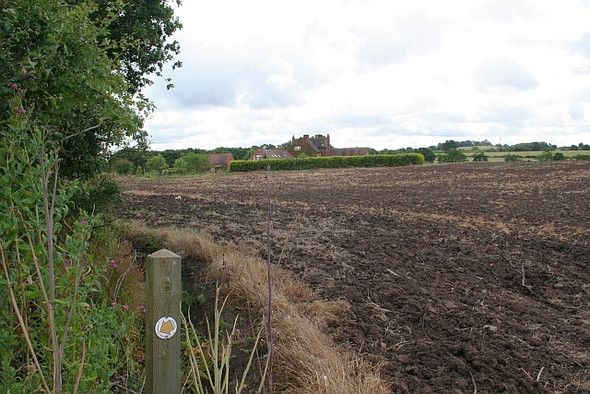 Photo 6"x4" Path to Whitacres Farm Guarlford c2008