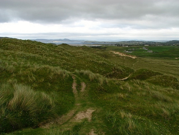 Photo 6"x4" Track near Tramore Strand Castlebane c2008
