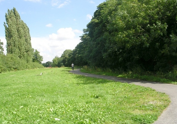 Photo 6"x4" Calder Valley Greenway - Church Lane Mirfield c2008