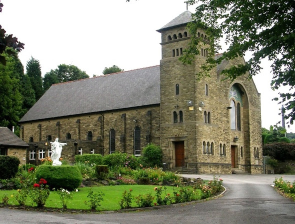 Photo 6"x4" Sacred Heart & St Patrick's Catholic Church - Upper Bolton Brow Sowerby Bridge c2008