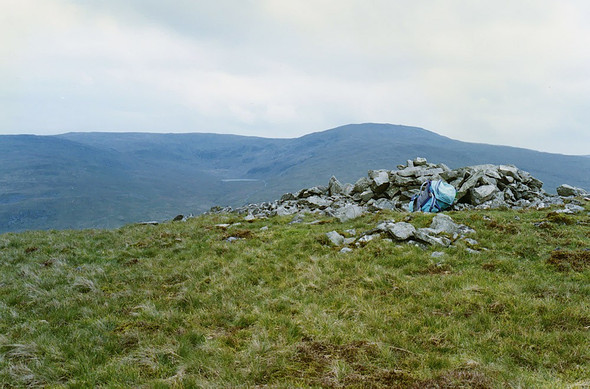 Photo 6"x4" The summit of Banc Llechwedd-mawr Banc Llechwedd-mawr c1993