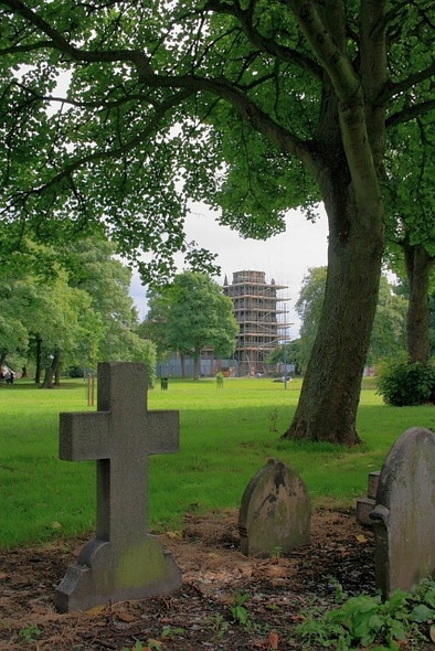 Photo 6"x4" Churchyard of the Holy Trinity Stockton-on-Tees c2008