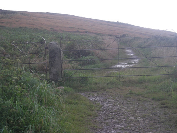 Photo 6"x4" Footpath to Carn Brea Crows-an-wra c2008
