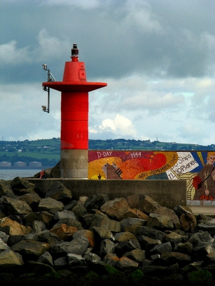 Photo 6"x4" Navigation Light, Eisenhower Pier, Bangor Bangor\/J5081 c2008