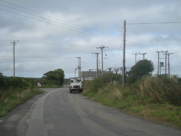 Photo 6"x4" Electricity sub-station St Buryan c2008