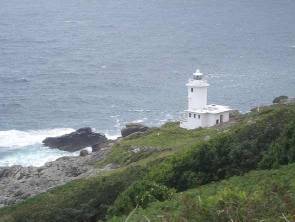 Photo 6"x4" Tater-du lighthouse Lamorna c2008