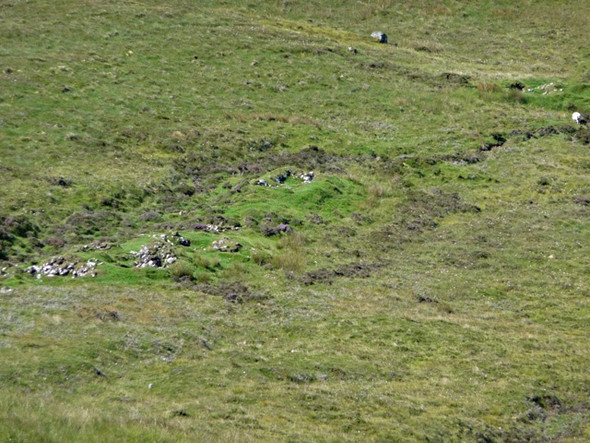 Photo 6"x4" Shielings below Ben Corkeval Ramasaig c2008