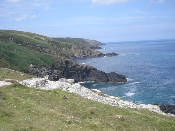 Photo 6"x4" Looking west from the South West Coastal Path St Ives\/SW5140 c2008