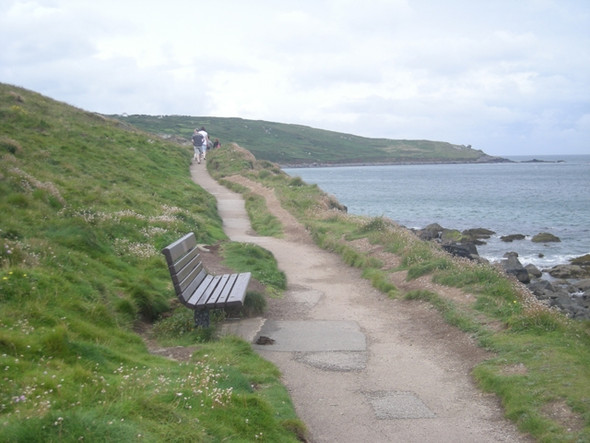 Photo 6"x4" South West Coast path on St Ives Head St Ives\/SW5140 c2008
