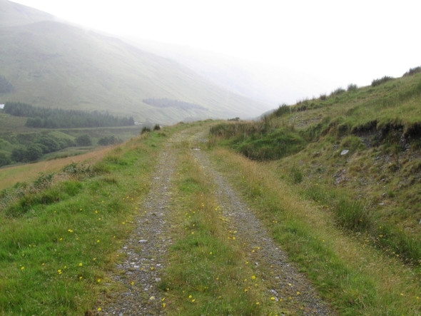 Photo 6"x4" Track south-westwards down Glen Gloy Bulloch c2008