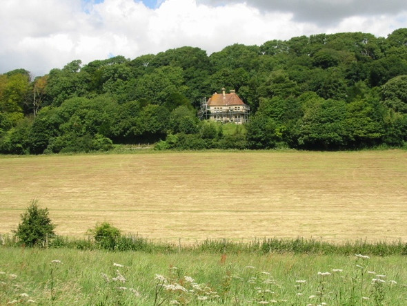 Photo 6"x4" The Old Vicarage under repair, Elms Hill Church Hougham c2008