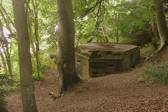 Photo 6"x4" Gun emplacement by the Thames Lower Basildon c2008