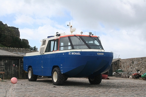 Photo 6"x4" Amphibious vehicle, St. Michael's Mount Marazion c2008