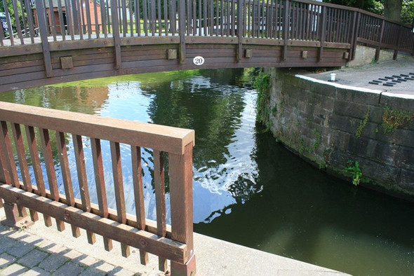 Photo 6"x4" Footbridge by Beeston Lock Beeston\/SK5236 c2008