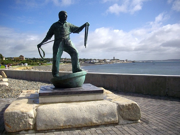 Photo 6"x4" Fishermen memorial, Newlyn Newlyn c2008