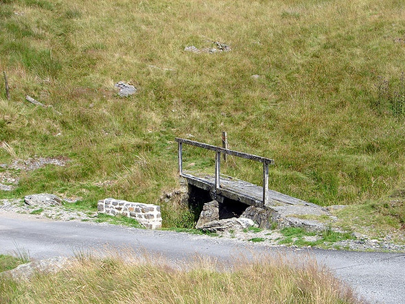 Photo 6"x4" Footbridge over Maesnant Bryn y Beddau c2008