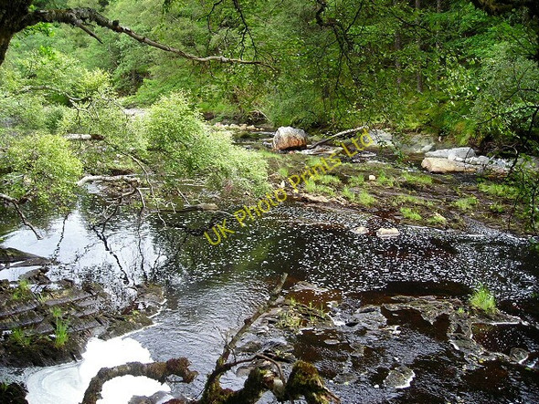 Photo 6"x4" The Cour, Leanachan Forest Alltour c2007