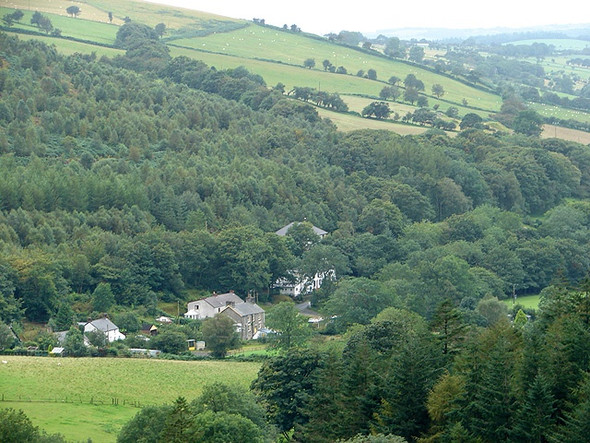 Photo 6"x4" A view over Pen-bont Rhydybeddau Pen-bont Rhydybeddau c2008