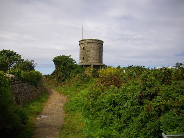 Photo 6"x4" Buzza Tower Hugh Town c2008