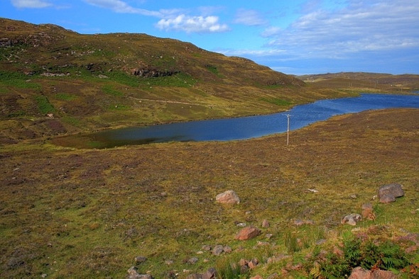 Photo 6"x4" Loch a' Mheallain Polbain c2008