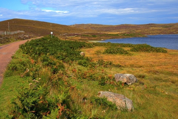 Photo 6"x4" Road Near Loch Camas an Fh\u00c3\u00a8idh Polbain c2008