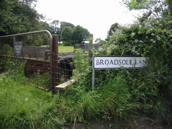 Photo 6"x4" Footpath from Broadsole Lane to West Hougham West Hougham c2008