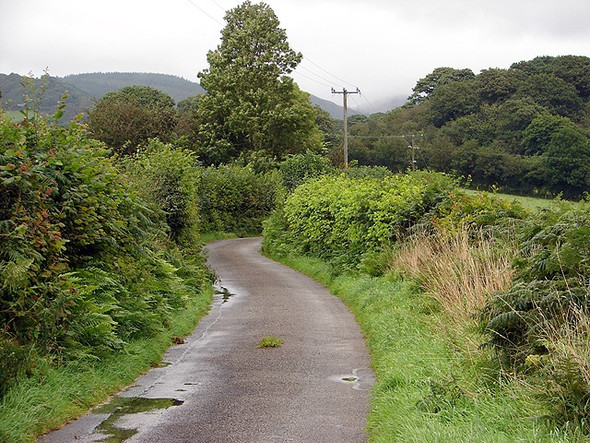 Photo 6"x4" The lane from Capel Bangor to Old Goginan Maes-bangor c2008