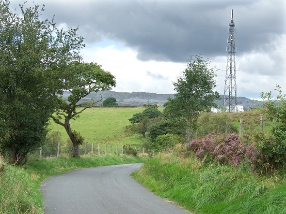 Photo 6"x4" Road leading to Abercraf TV-Relay Coelbren c2008