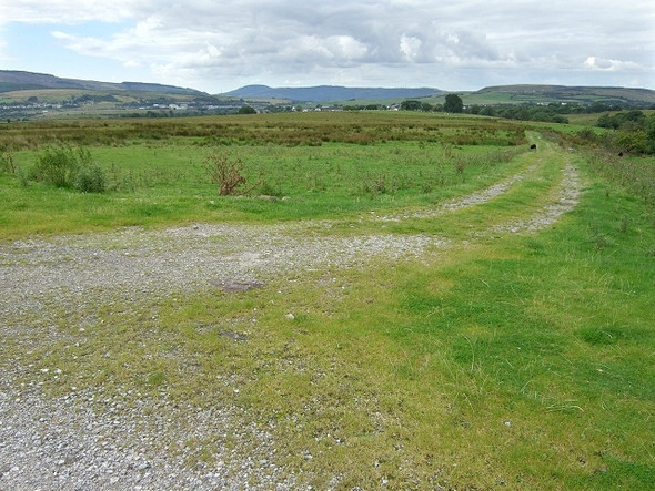 Photo 6"x4" Leading to footpath at Blaen-Llech Coelbren c2008