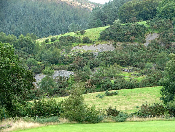 Photo 6"x4" Mining levels at Goginan Cwmerfyn c2008