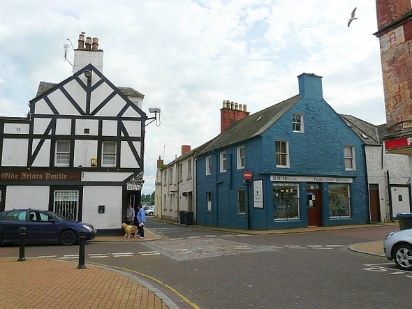Photo 6"x4" Bottom of the hill, Friars Vennel Dumfries c2008