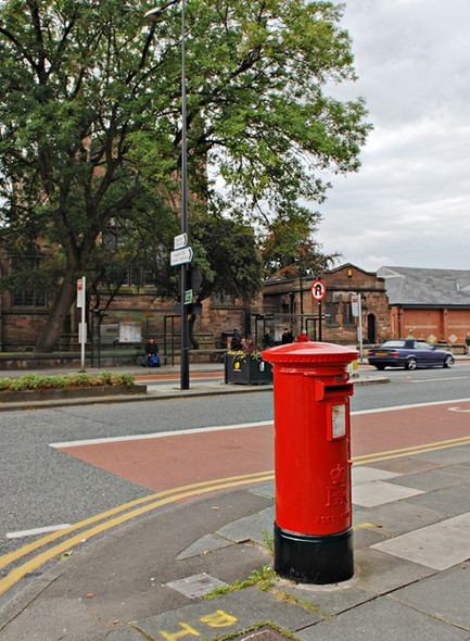 Photo 6"x4" Postbox - Market St Leigh Leigh\/SD6500 c2007