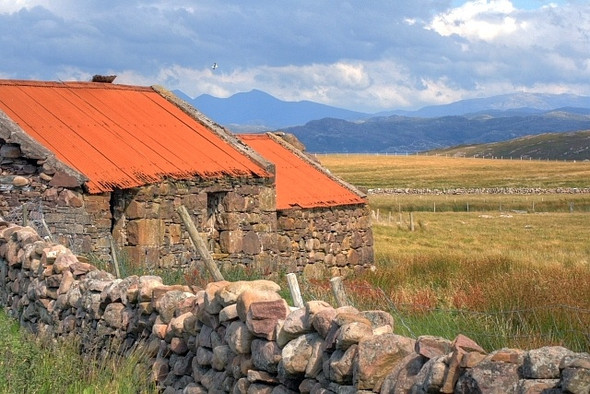 Photo 6"x4" Barn, Brae of Achnahaird Brae of Achnahaird c2008