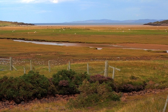 Photo 6"x4" View of Achnahaird Bay at Low Tide Brae of Achnahaird c2008 P1