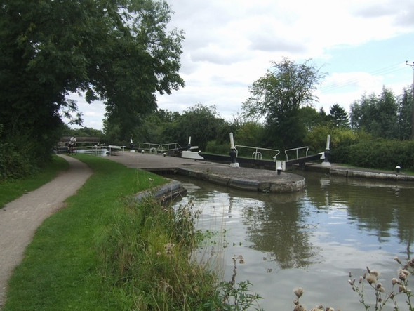 Photo 6"x4" Grand Union Canal - Lock No. 32 Budbrooke c2008