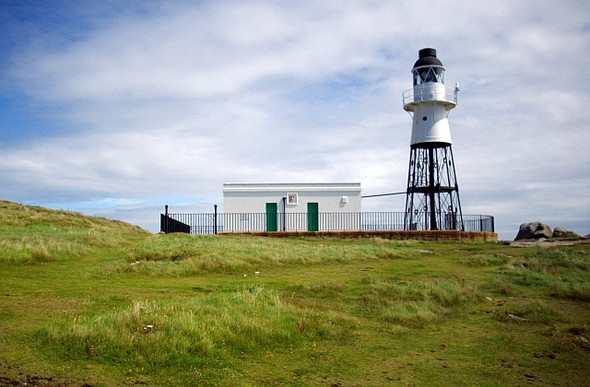 Photo 6"x4" Peninnis Head lighthouse Hugh Town c2008
